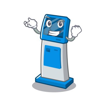 Karikatür şeklinde başarılı bilgi dijital kiosk