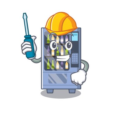 Otomotiv şarap otomat maskot şeklinde karakter