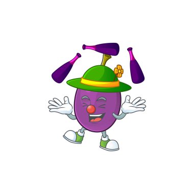 Bir karakter çizgi film lezzetli winne meyve hokkabazlık