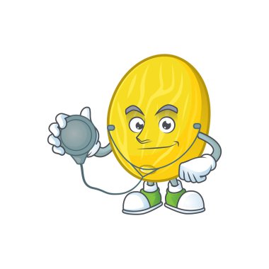 Tatlı maskotu için Doktor kavun çizgi film karakteri