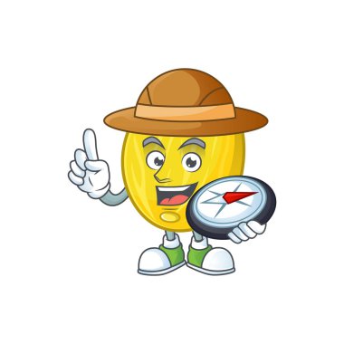 Maskot ile Explorer meyve kavun çizgi film karakteri