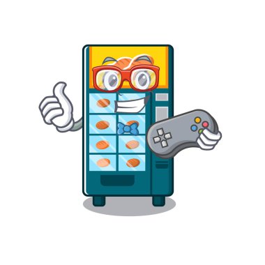 Bir maskot içinde Gamer fırın otomat