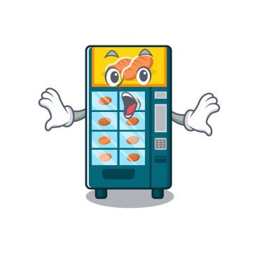 Bir maskot şaşırttı fırın otomat