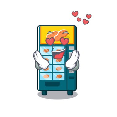 Bir maskot içinde aşk fırın otomat