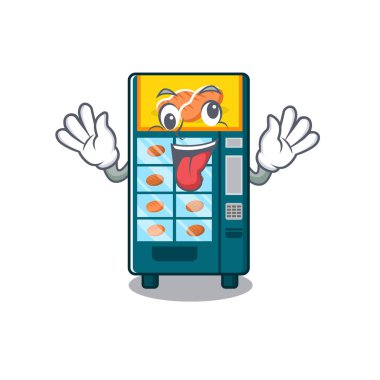 Karikatür crazy fırın otomat