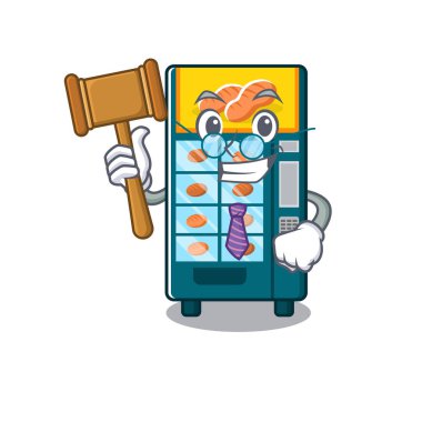 Karikatür Yargıç fırın otomat