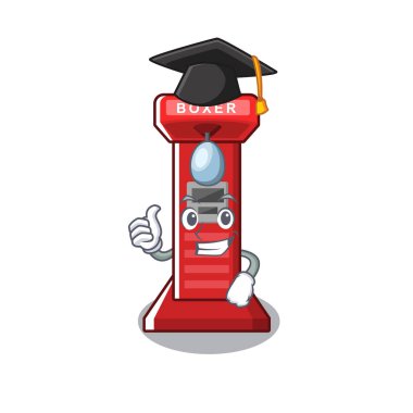 Karikatür mezuniyet boks oyunu makinesi