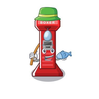 Karakter balıkçılık boks oyun makinesi