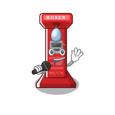 Karakterde singing boks oyun makinesi