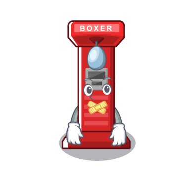 Karikatür şeklinde Sessiz boks oyunu makinesi