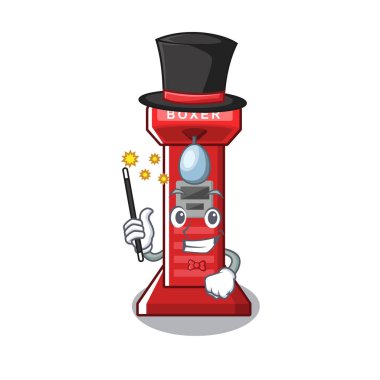 Çizgi film şeklinde Sihirbaz boks oyunu makinesi