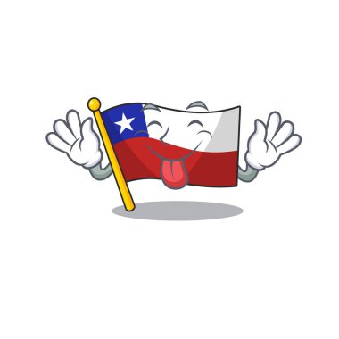 Karakter ile bayrak şili dil