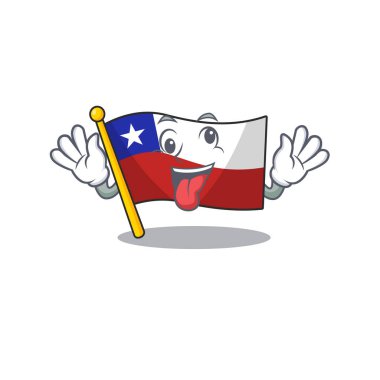 Karakter ile Crazy flag şili