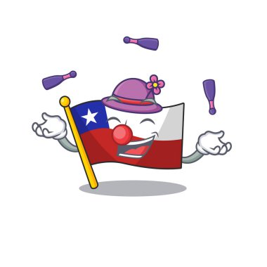 Karakter ile bayrak şili hokkabazlık