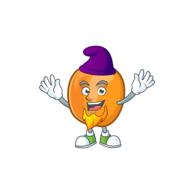 Besleyici maskot için Elf kayısı çizgi film karakteri