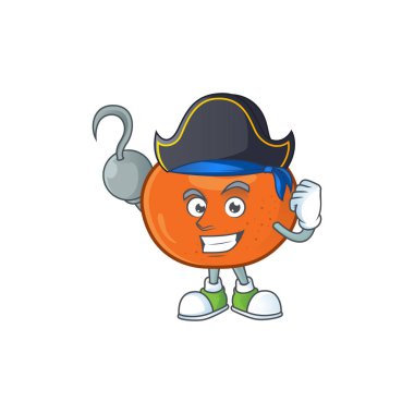 Çizgi film karakteri korsan taze mandalina sulu.