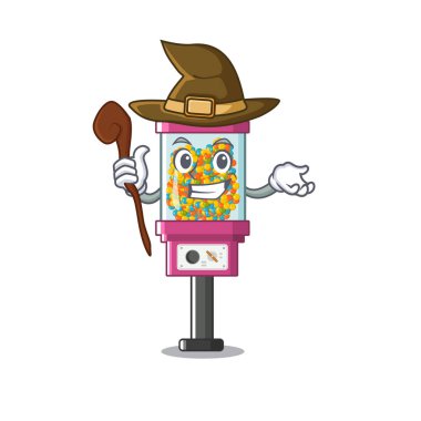 Karakter ile Cadı şeker otomat