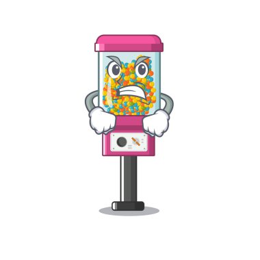 Karakter ile kızgın şeker otomat