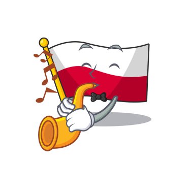 Trompet bayrağı ile polonya karakteri izole kaldırdı