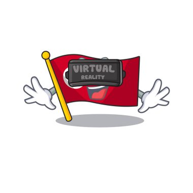 Sanal gerçeklik bayrağı Türkiye maskot şeklinde