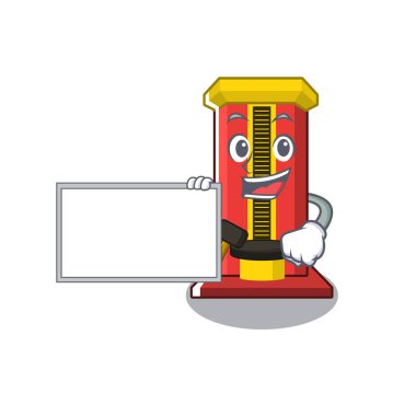 Tahta çekiç çizgi film şeklinde karakter oyun makinesi ile