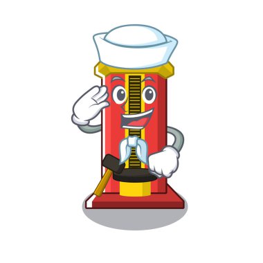 Denizci çekiç karikatür şekilli karakter oyun makinesi