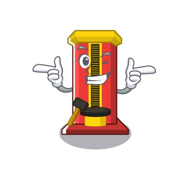 Karikatür wink çekiç oyun makinesi