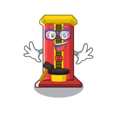 Karikatür Geek çekiç oyun makinesi