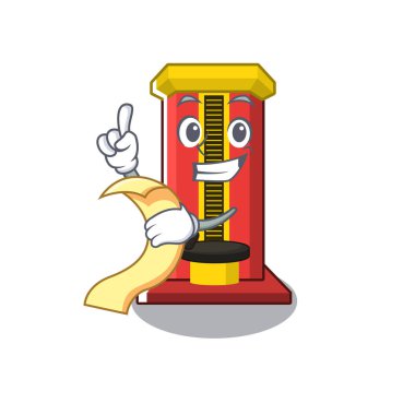 Karakter izole menü çekiç oyun makinesi ile