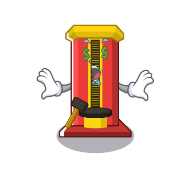 Karikatür ile Para göz çekiç oyun makinesi