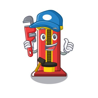 Karikatür ile Tesisatçı çekiç oyun makinesi