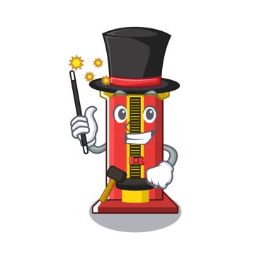 Karikatür ile Sihirbaz çekiç oyun makinesi