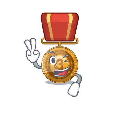 Karakter dolapiki parmak bronz madalya karikatür