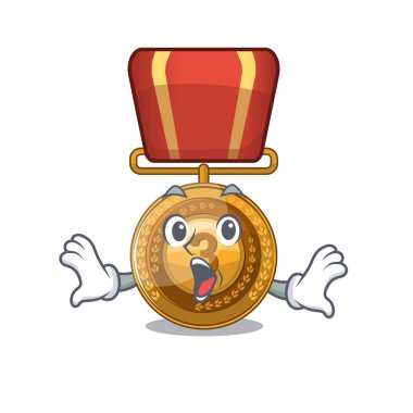 Karikatür şekli ile sürpriz bronz madalya