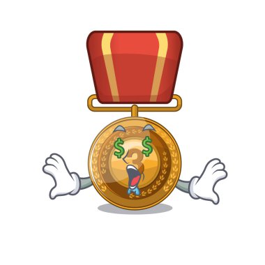 Para göz bronz madalya duvar karakteri yerleştirilir