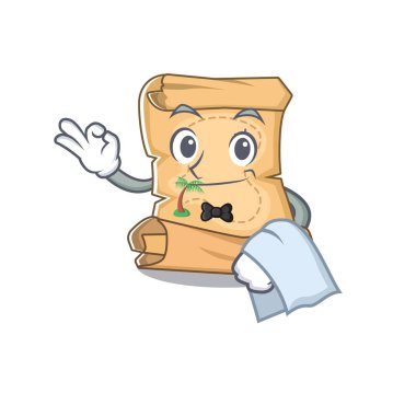 Garson hazine haritası çizgi film şeklinde karakter