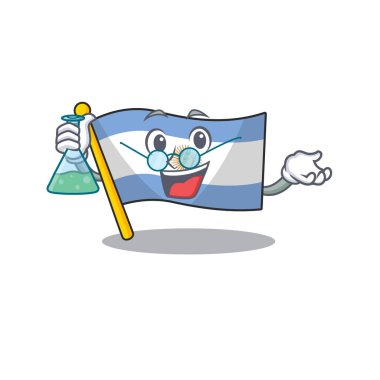 Profesör bayrak arjantin karakteri ile izole