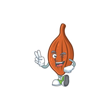 Çizgi film karakteri iki parmak choco tatlı tatlı