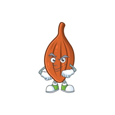 Çizgi film karakteri smirking choco tatlı tatlı