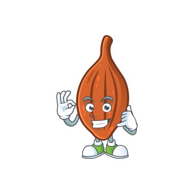 Karakter maskot tarzı ile bana karikatür choco çağrı