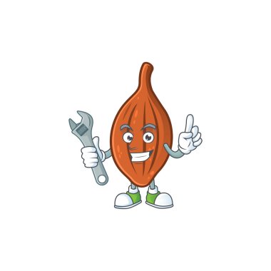 Karakter maskot tarzı ile Mekanik karikatür choco