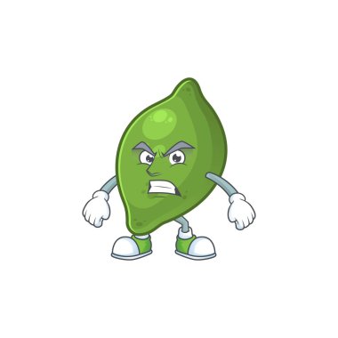 Karikatür maskotu için Scream kireç taze sevimli