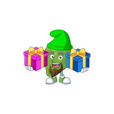 Mutfak için iki hediye taze kireç karikatür karakteri getirin