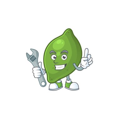 Mutfak için mekanik taze kireç çizgi film karakteri