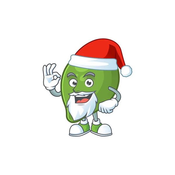 Santa fresh lime cartoon character for cuisine — Stock Vector
