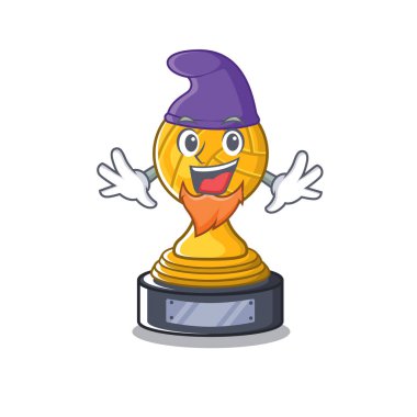 Elf voleybol kupa karakteri izole