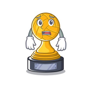 Karakter şeklinde Korkmuş voleybol kupası