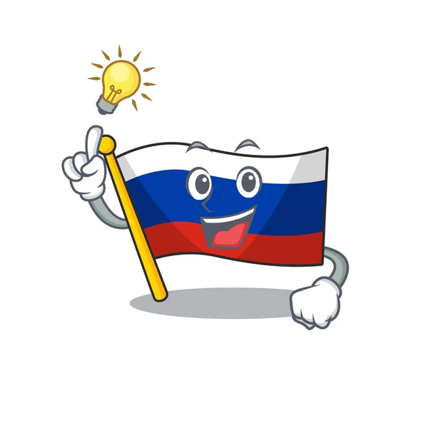 Έχετε μια ιδέα σημαία Ρωσία απομονωθεί στο καρτούν — Διανυσματικό Αρχείο