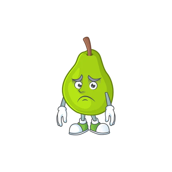 Bang guave fruit rijp mascotte cartoon stijl. — Stockvector