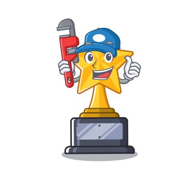 Tesisatçı yıldız şekilli karikatür oyuncak kupa